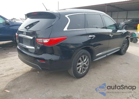 2013 Infiniti Jx35 z USA, uszkodzony, nr VIN 5N1AL0MN3DC326666